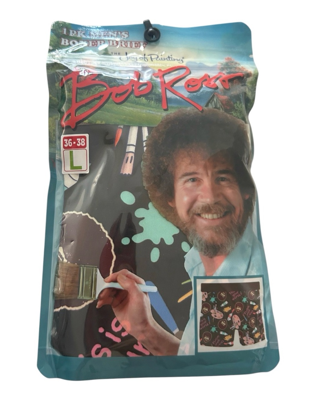 Bob Ross Men’s Boxer Brief